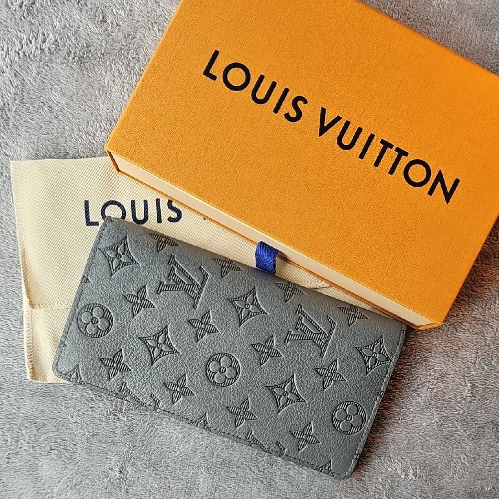 Rare Louis Vuitton Charcoal Monogram Long Wallet